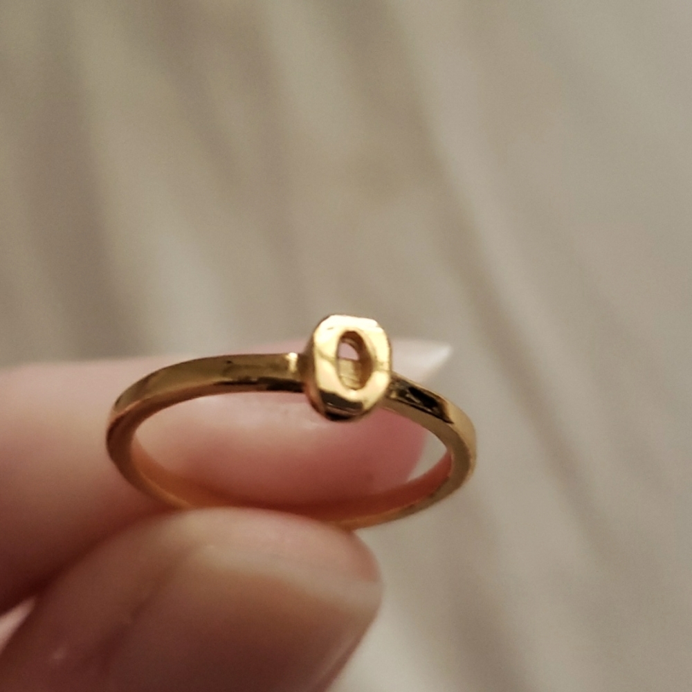 Gorjana Initial Ring - "O"